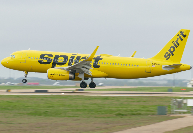 Photo of N630NK - Spirit Airlines Airbus A320 at AUS on AeroXplorer Aviation Database