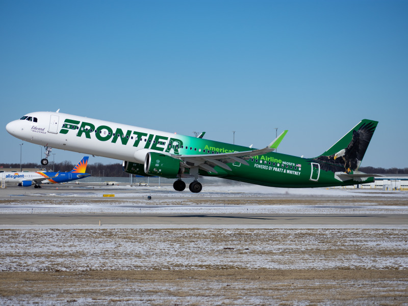 Photo of N605FR - Frontier Airlines Airbus A321NEO at GRR on AeroXplorer Aviation Database