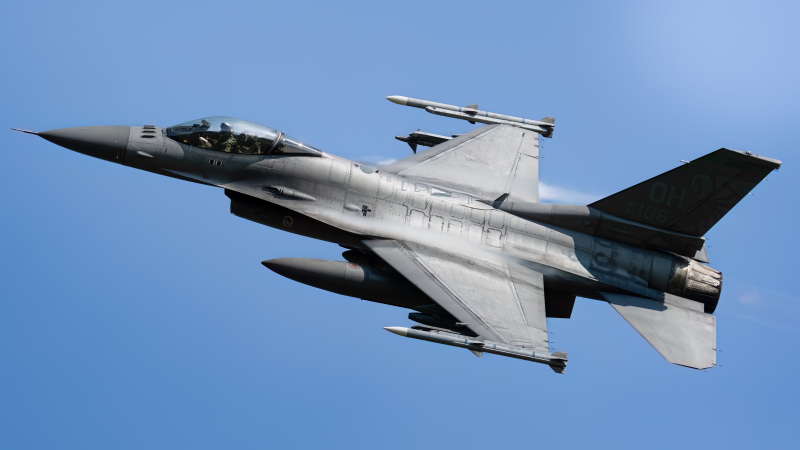 Photo of 89-2106 - USAF - United States Air Force General Dynamics F-16 Fighting Falcon at TOL on AeroXplorer Aviation Database