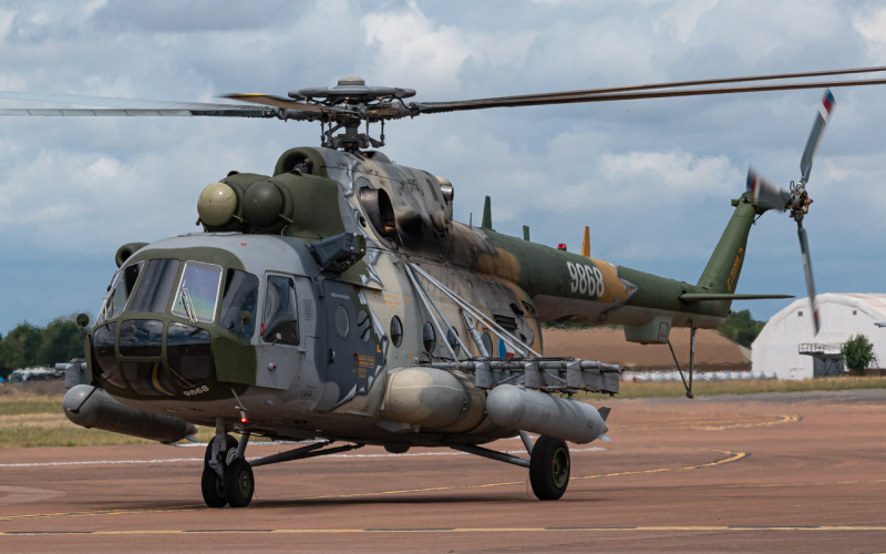 Photo of 9868 - Czech Air Force Mil Mi-171 at FFD on AeroXplorer Aviation Database