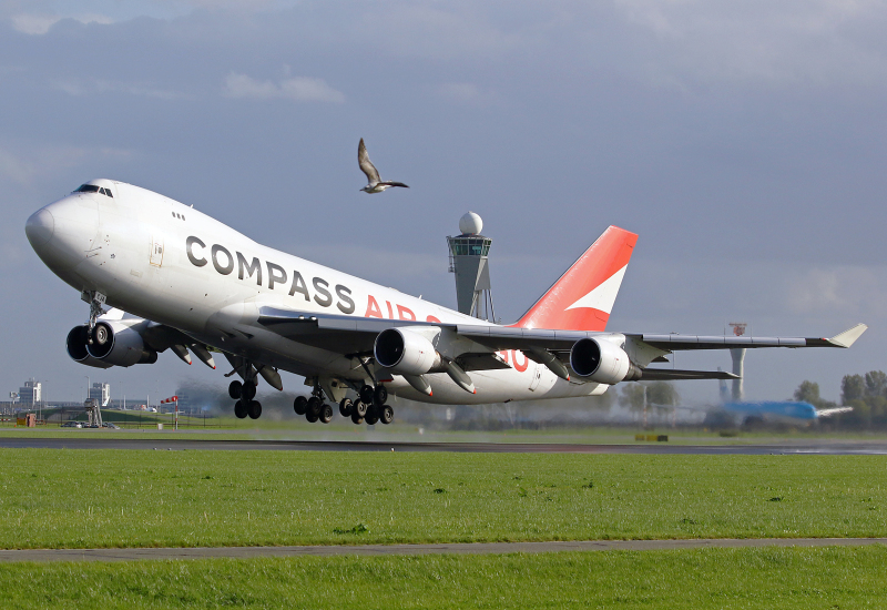 Photo of LZ-CJA - Compass Air Cargo Boeing 747-400F at AMS on AeroXplorer Aviation Database