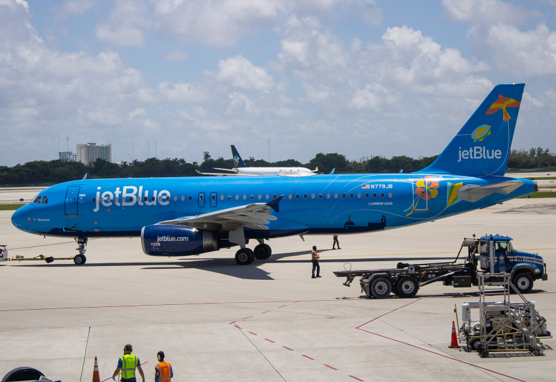 Photo of N779JB - JetBlue Airways Airbus A320 at FLL on AeroXplorer Aviation Database