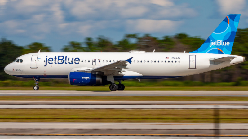 Photo of N612JB - JetBlue Airways Airbus A320 at MCO on AeroXplorer Aviation Database