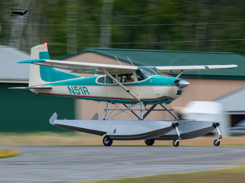 Photo of N51R - PRIVATE Cessna 180 at 3B1 on AeroXplorer Aviation Database