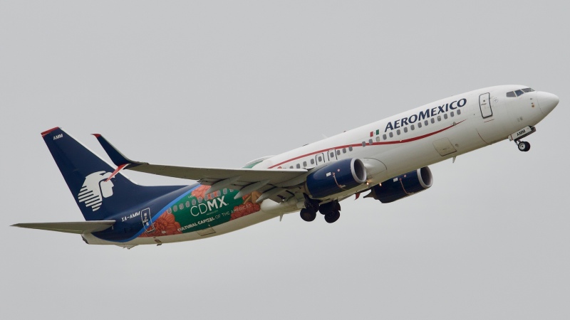 Photo of XA-AMM - Aeromexico Boeing 737-800 at IAH on AeroXplorer Aviation Database