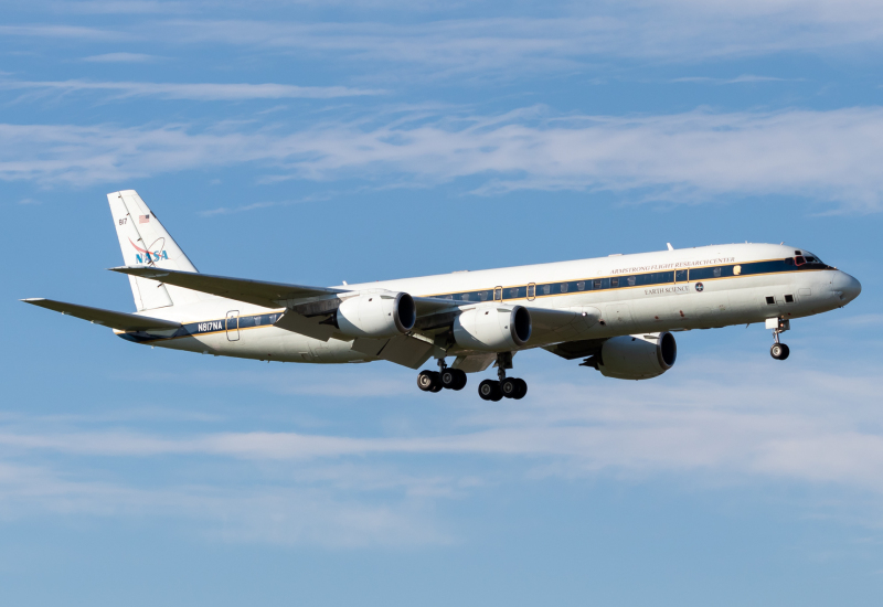 Photo of N817NA - NASA  Douglas DC-8 at SAT on AeroXplorer Aviation Database