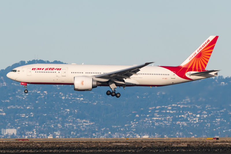 Photo of VT-AEE - Air India Boeing 777-200LR at SFO on AeroXplorer Aviation Database