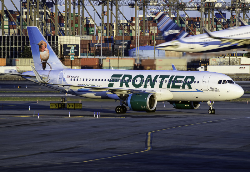 Photo of N318FR - Frontier Airlines Airbus A320NEO at EWR on AeroXplorer Aviation Database