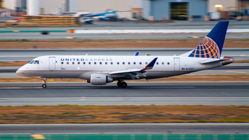 Photo of N110SY - United Express Embraer E175 at SFO on AeroXplorer Aviation Database