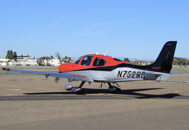 Photo of N752MB - PRIVATE Cirrus SR22 at MYF on AeroXplorer Aviation Database