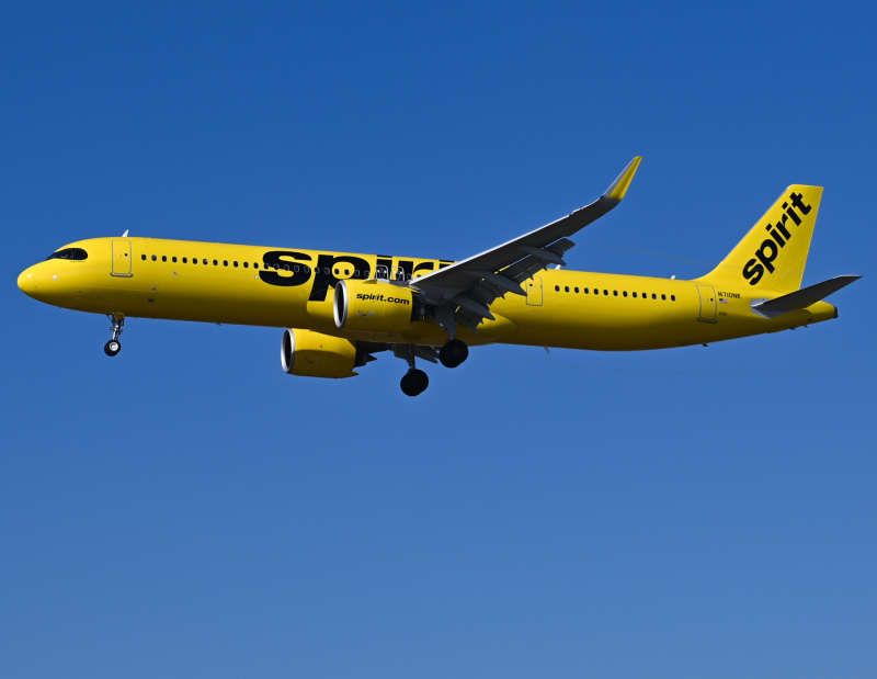 Photo of N710NK - Spirit Airlines A321NEO at KLAX on AeroXplorer Aviation Database