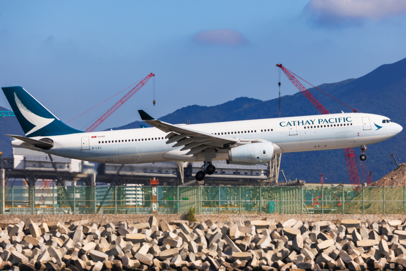 Photo of B-LAJ - Cathay Pacific Airbus A330-300 at HKG on AeroXplorer Aviation Database