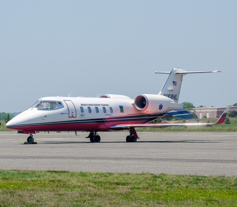 Photo of N168HL - PRIVATE Learjet 60 at BLM on AeroXplorer Aviation Database