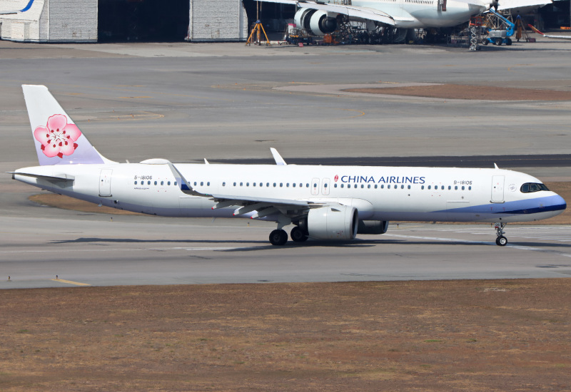 Photo of B-18106 - China Airlines Airbus A321NEO at HKG on AeroXplorer Aviation Database