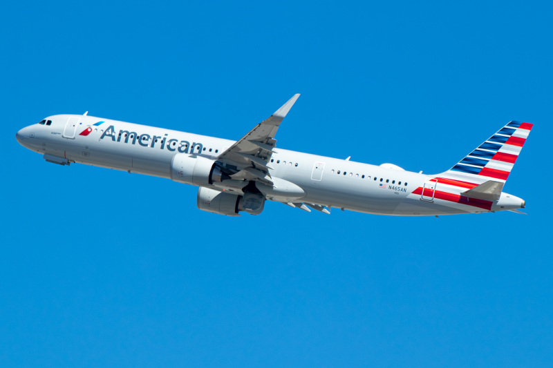 Photo of N465AN - American Airlines Airbus A321NEO at LAX on AeroXplorer Aviation Database