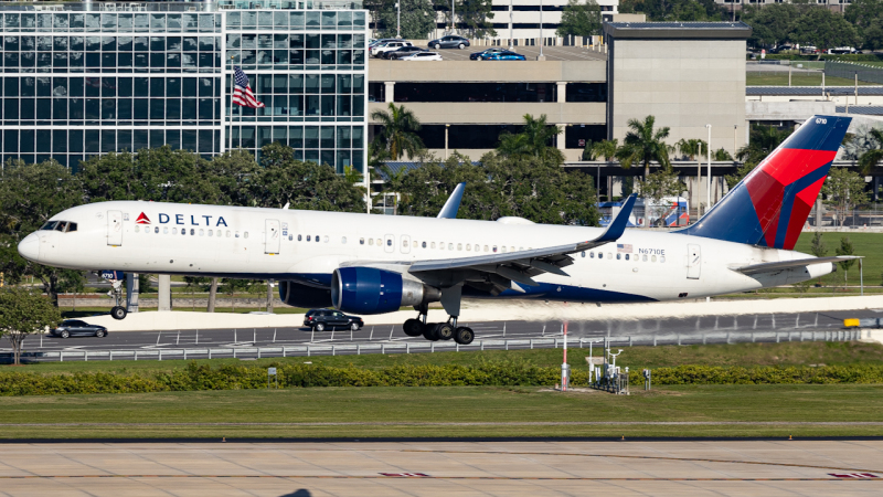 Photo of N6710E - Delta Airlines Boeing 757-200 at TPA on AeroXplorer Aviation Database