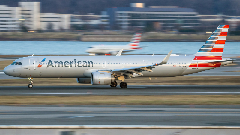Photo of N419AN - American Airlines Airbus A321NEO at DCA on AeroXplorer Aviation Database