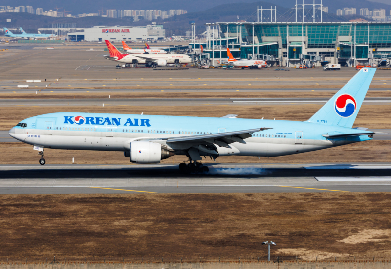 Photo of HL7765 - Korean Air Boeing 777-200ER at icn on AeroXplorer Aviation Database