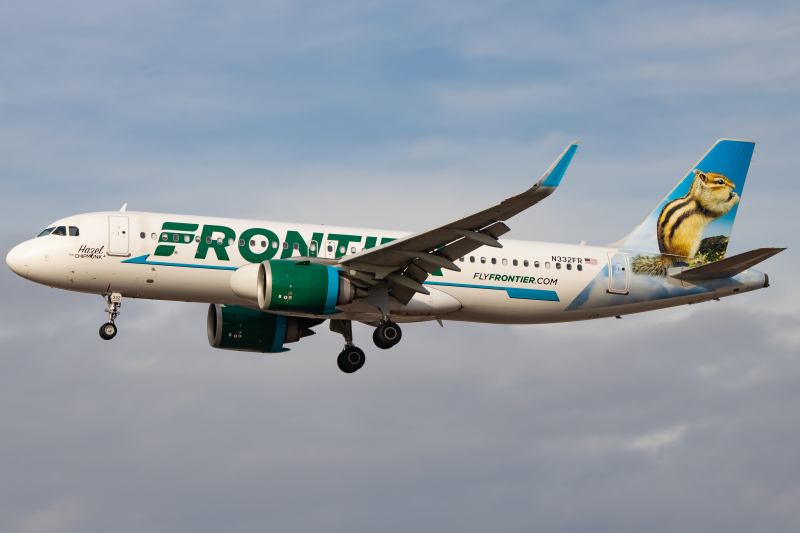 Photo of N332FR - Frontier Airlines Airbus A320NEO at PHX on AeroXplorer Aviation Database