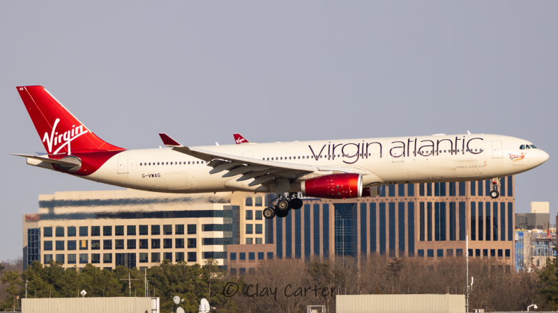 Photo of G-VWAG - Virgin Atlantic Airbus A330-300 at IAD on AeroXplorer Aviation Database