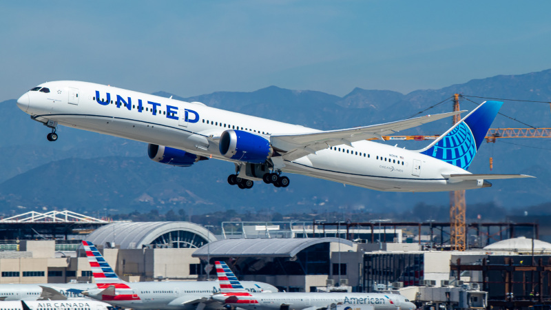 Photo of N13014 - United Airlines Boeing 787-10 at LAX on AeroXplorer Aviation Database