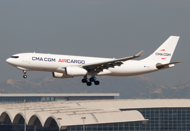 Photo of OO-AIR - CMA CGM Air Cargo Airbus A330-200F at HKG on AeroXplorer Aviation Database
