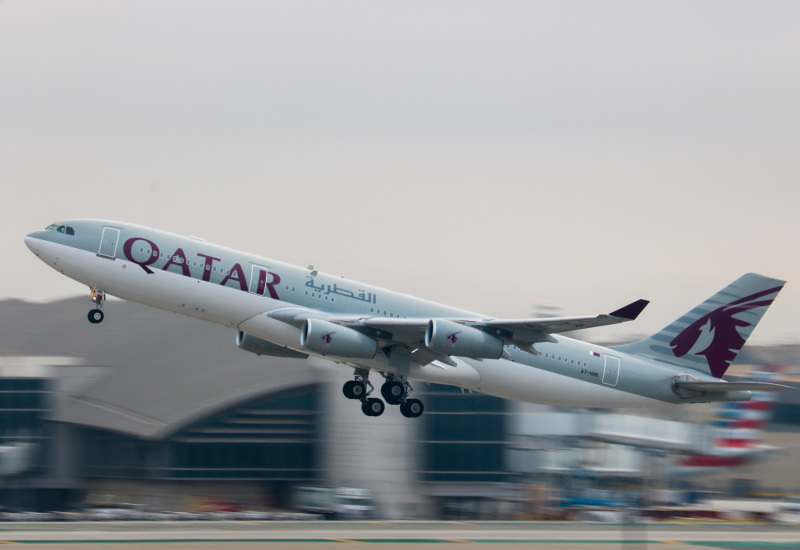 Photo of A7-HHK - Qatar Amiri Flight Airbus A340-200 at LAX on AeroXplorer Aviation Database