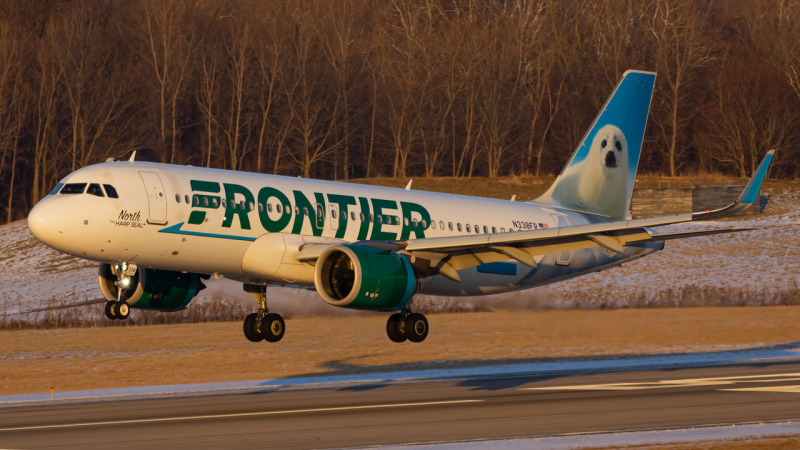 Photo of N338FR - Frontier Airlines Airbus A320NEO at CMH on AeroXplorer Aviation Database
