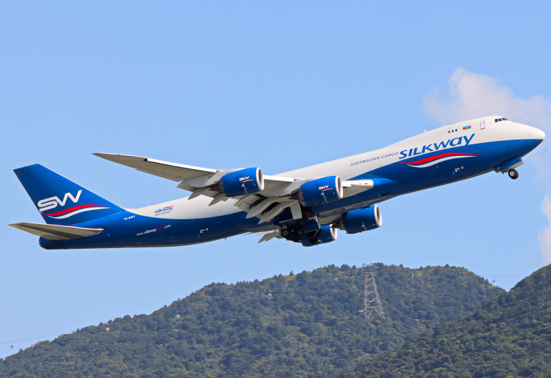 Photo of VQ-BWY - Silk Way West Airlines Boeing 747-8F at HKG on AeroXplorer Aviation Database