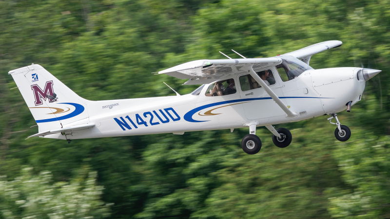 Photo of N142UD - PRIVATE Cessna 172 at CGS on AeroXplorer Aviation Database