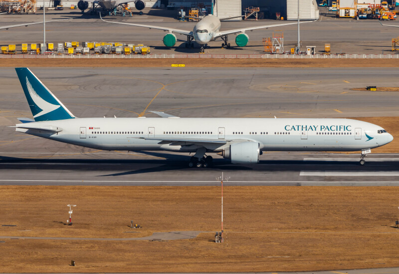 Photo of B-KQR - Cathay Pacific Boeing 777-300ER at HKG on AeroXplorer Aviation Database