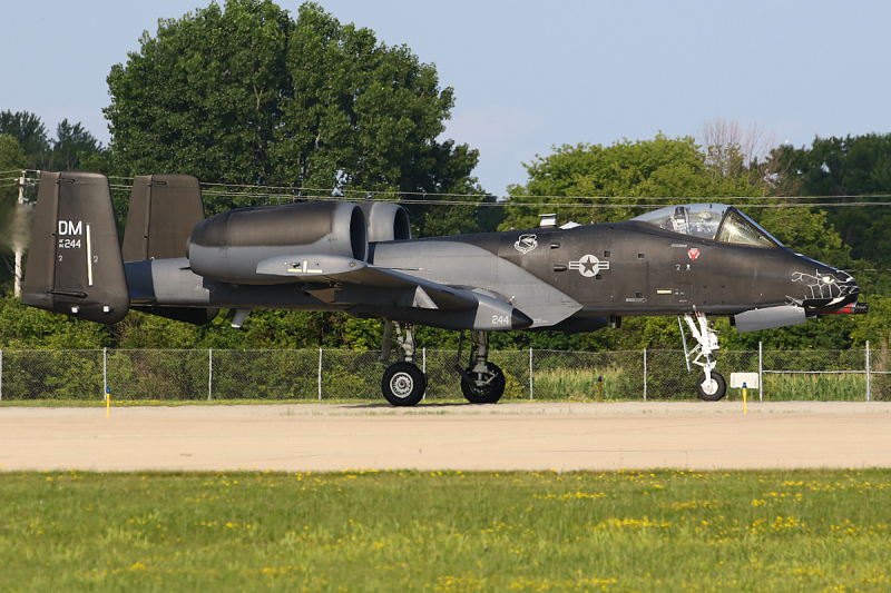 Photo of 80-0244 - USAF - United States Air Force Fairchild A-10 Thunderbolt at OSH on AeroXplorer Aviation Database