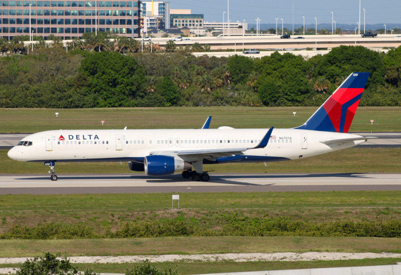 Photo of N6707A - Delta Airlines Boeing 757-200 at TPA on AeroXplorer Aviation Database