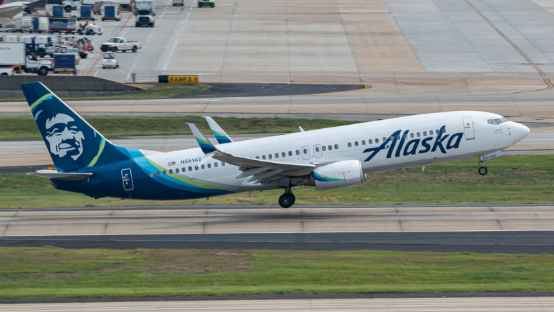 Photo of N551AS - Alaska Airlines Boeing 737-800 at ATL on AeroXplorer Aviation Database