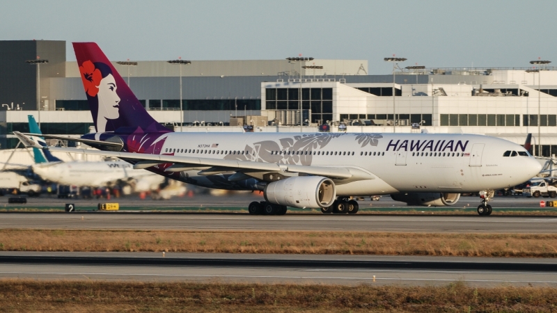 Photo of N373HA - Hawaiian Airlines Airbus A330-200 at LAX on AeroXplorer Aviation Database