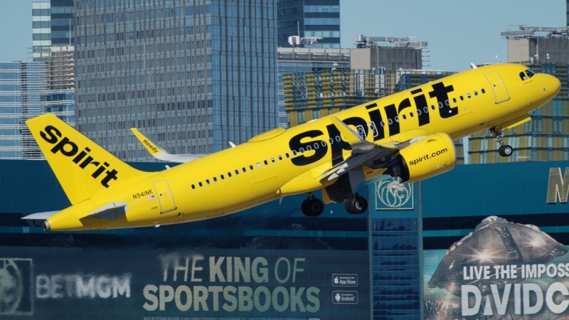Photo of N941NK - Spirit Airlines Airbus A320NEO at LAS on AeroXplorer Aviation Database