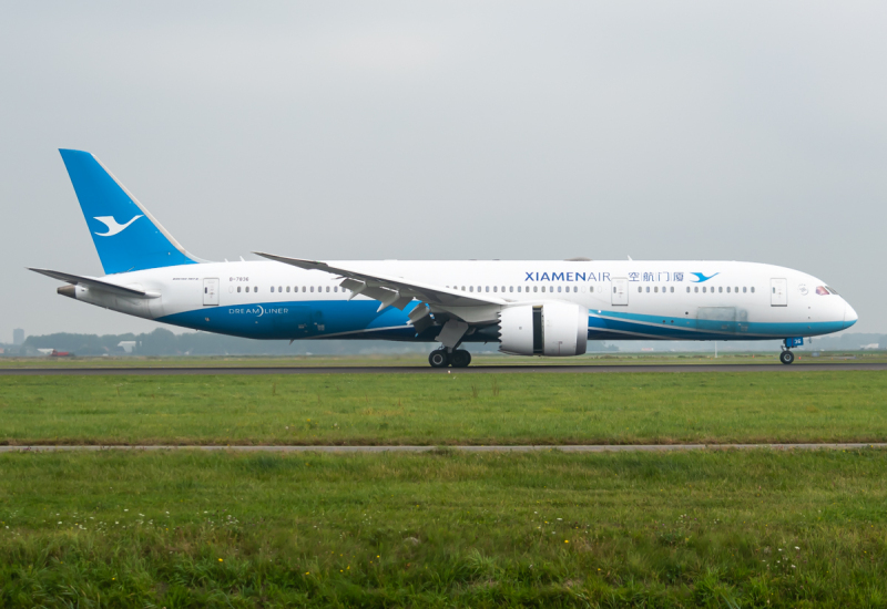 Photo of B-7836 - Xiamen Air Boeing 787-9 at AMS on AeroXplorer Aviation Database