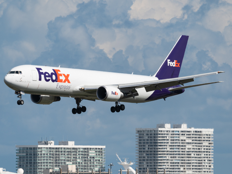 Photo of N152FE - FedEx Boeing 767-300F at FLL on AeroXplorer Aviation Database