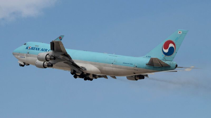 Photo of HL7603 - Korean Air Cargo Boeing 747-400F at LAX on AeroXplorer Aviation Database