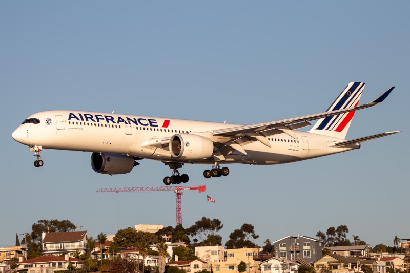 Photo of F-HUVG - Air France Airbus A350-900 at SAN on AeroXplorer Aviation Database