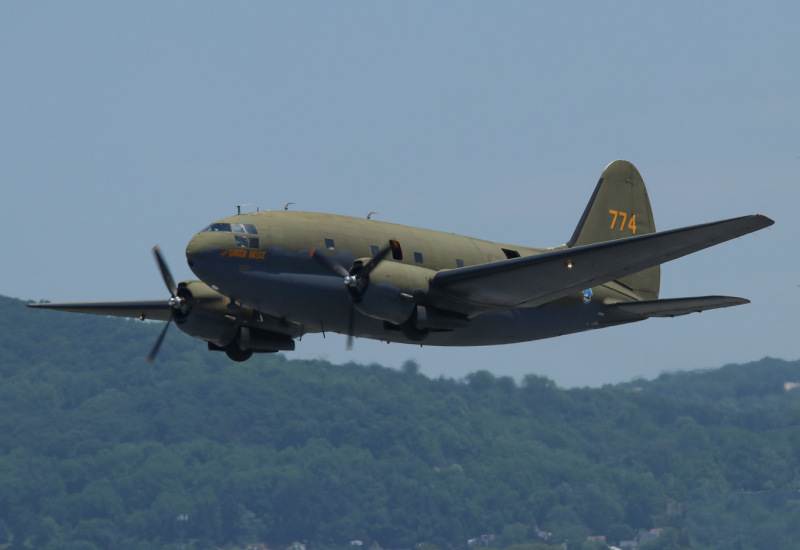 Photo of N78774 - PRIVATE Curtiss C-46 Commando at RDG on AeroXplorer Aviation Database