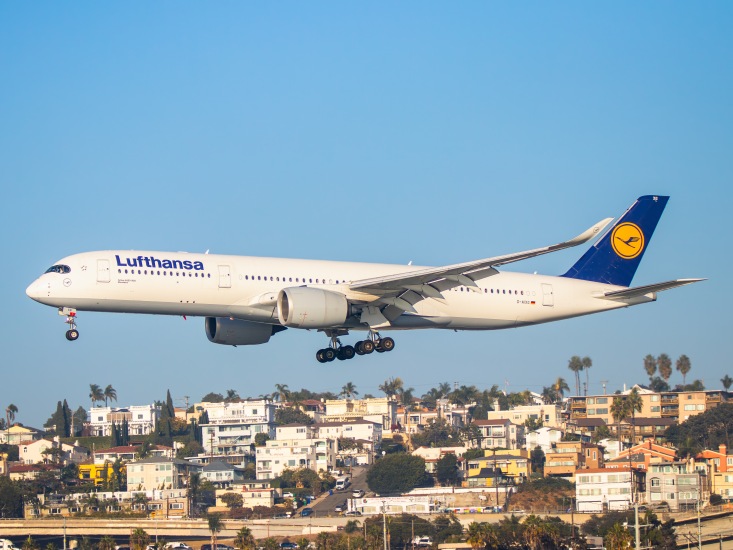 Photo of D-AIXG - Lufthansa  Airbus A350-900 at SAN on AeroXplorer Aviation Database