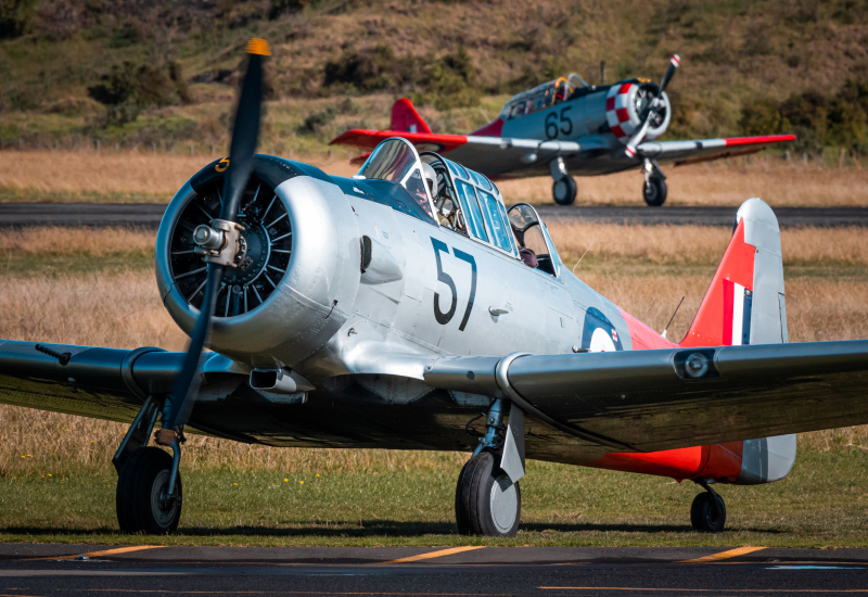 Photo of ZK-TVI - PRIVATE North American AT-6 Harvard at WAG on AeroXplorer Aviation Database