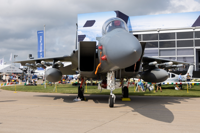 Photo of 20-0001 - USAF - United States Air Force Boeing F-15EX Eagle II at OSH on AeroXplorer Aviation Database