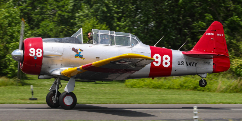 Photo of N26808 - PRIVATE North American SNJ-4 Texan  at 17N on AeroXplorer Aviation Database
