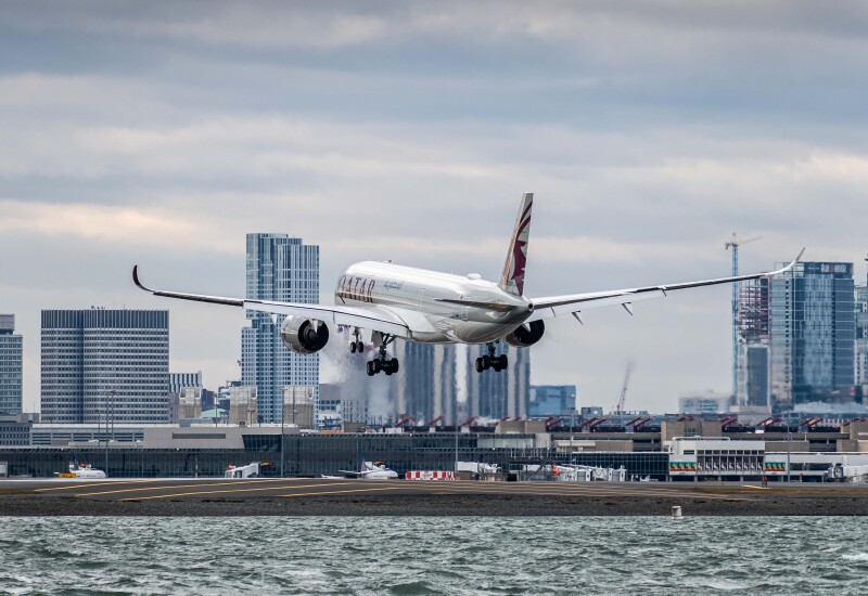 Photo of A7-AMG - Qatar Airways Airbus A350-900 at BOS on AeroXplorer Aviation Database