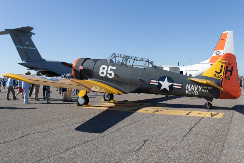 Photo of N8540P - PRIVATE North American T-6 Texan at MCF on AeroXplorer Aviation Database