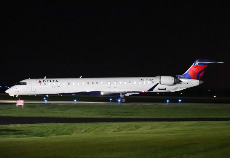 Photo of N131EV - Delta Connection Mitsubishi CRJ-900 at CVG on AeroXplorer Aviation Database