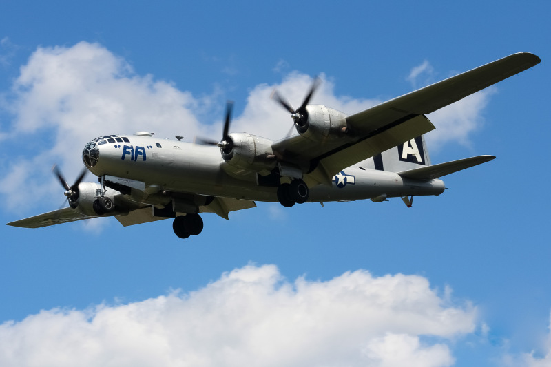 Photo of NX529B - Commemorative Air Force Boeing B-29 SuperFortress at LUK on AeroXplorer Aviation Database