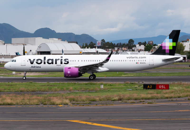Photo of N542VL - Volaris Airbus A321NEO at MEX on AeroXplorer Aviation Database